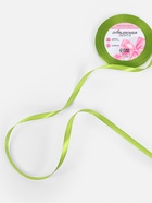 Лента атласная, 6 мм, 23±1 м, светло-зелёная №184 - Фото 2