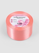 Лента атласная, 50 мм, 23±1 м, розовая №66 - Фото 5