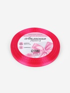 Лента атласная, 6 мм, 23±1 м, ярко-розовая №190 - Фото 5