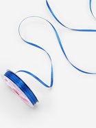 Лента атласная, 3 мм, 45±1 м, синяя №40 - Фото 3