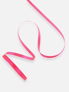 Лента атласная, 6 мм, 23±1 м, неоновая, розовая №14 - Фото 3