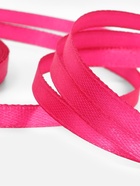 Лента атласная, 6 мм, 23±1 м, ярко-розовая - Фото 4