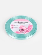 Лента атласная, 6 мм, 23±1 м, голубая №211 - Фото 5