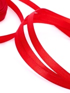 Лента атласная, 6 мм, 23±1 м, красная №26 - Фото 4