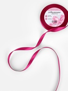 Лента атласная, 10 мм, 23±1 м, ярко-розовая №27 - Фото 2