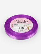 Лента атласная, 10 мм, 23±1 м, фиолетовая №46 1218194 - фото 319756604