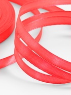 Лента атласная, 6 мм × 23 ± 1 м, цвет неоновый оранжевый №23 - Фото 3