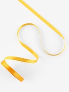 Лента атласная, 10 мм, 23±1 м, жёлто-оранжевая №17 - Фото 3