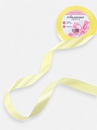 Лента атласная, 20 мм, 23±1 м, светло-жёлтая №81 - Фото 2