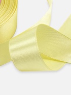 Лента атласная, 20 мм, 23±1 м, светло-жёлтая №81 - Фото 4
