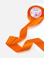 Лента атласная, 40 мм × 23±1 м, ярко-оранжевая №25 - Фото 2