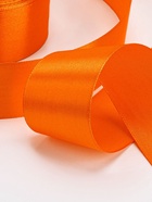 Лента атласная, 40 мм × 23±1 м, ярко-оранжевая №25 - Фото 4