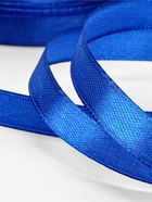 Лента атласная, 10 мм × 23±1 м, синяя №40 - Фото 4