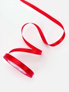 Лента атласная, 10 мм, 23±1 м, красная №26 - Фото 3