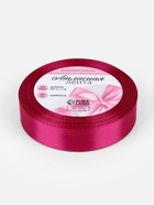 Лента атласная, 20 мм, 23±1 м, ярко-розовая №27 - Фото 5