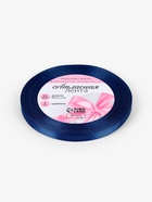 Лента атласная, 6 мм, 23±1 м, синяя №120 - Фото 4