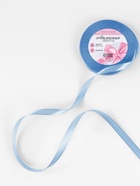 Лента атласная, 10 мм × 23±1 м, небесно-голубая №278 - Фото 2