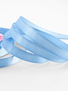 Лента атласная, 10 мм × 23±1 м, небесно-голубая №278 - Фото 3