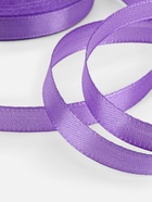 Лента атласная, 10 мм, 23±1 м, сиреневая - Фото 4