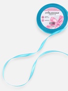 Лента атласная, 6 мм, 23±1 м, голубая №47 - Фото 2