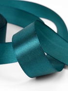 Лента атласная, 20 мм, 23±1 м, тёмно-бирюзовая №62 - Фото 4