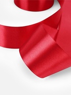 Лента атласная, 40 мм, 23±1 м, красная №33 - Фото 4