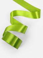Лента атласная, 40 мм, 23±1 м, светло-зелёная - Фото 3