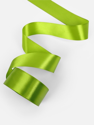 Лента атласная, 40 мм, 23±1 м, светло-зелёная