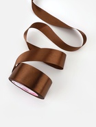 Лента атласная, 40 мм, 23±1 м, коричневая №31 - Фото 2