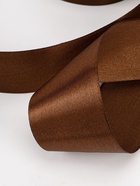 Лента атласная, 40 мм, 23±1 м, коричневая №31 - Фото 3