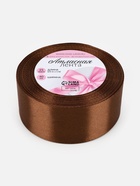 Лента атласная, 40 мм, 23±1 м, коричневая №31 - Фото 4