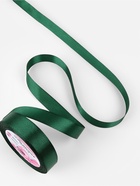 Лента атласная, 20 мм, 23±1 м, тёмно-зелёная №128 - Фото 2