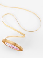 Лента атласная, 6 мм × 23±1 м, цвет золотой №204 - Фото 3