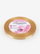 Лента атласная, 6 мм × 23±1 м, цвет золотой №204 - Фото 5