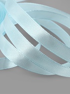 Лента атласная, 10 мм, 23±1 м, нежно-голубая №13 - Фото 3