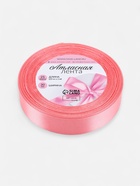 Лента атласная, 20 мм, 23±1 м, жёлто-розовая №263 - Фото 7