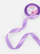 Лента атласная, 20 мм, 23±1 м, сиреневая №21 - Фото 3