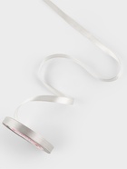 Лента атласная, 10 мм, 23±1 м, светло-серая №179 - Фото 3