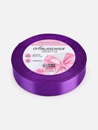 Лента атласная, 20 мм, 23±1 м, фиолетовая №34 - Фото 5