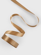 Лента атласная, 20 мм, 23±1 м, тёмно-бежевая №106 - Фото 2