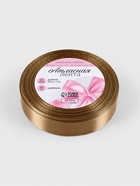 Лента атласная, 20 мм, 23±1 м, тёмно-бежевая №106 - Фото 4