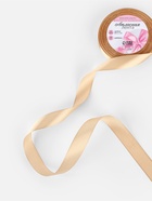 Лента атласная, 20 мм, 23±1 м, бежевая №267 - Фото 2