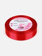 Лента атласная, 20 мм × 23±1 м, красная №26 - Фото 5