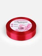 Лента атласная, 20 мм, 23±1 м, красная №33 - Фото 5