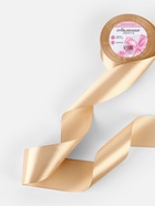 Лента атласная, 50 мм, 23±1 м, бежевая №267 - Фото 2