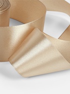 Лента атласная, 50 мм, 23±1 м, тёмно-кремовая №268 - Фото 4