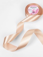 Лента атласная, 40 мм, 23±1 м, бежевая №267 - Фото 2