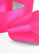 Лента атласная, 50 мм, 23±1 м, ярко-розовая №190 - Фото 3