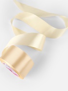 Лента атласная, 50 мм, 23±1 м, нежно-бежевая - Фото 2