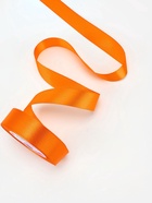 Лента атласная, 20 мм, 23±1 м, ярко-оранжевая №25 - Фото 3